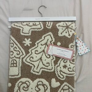 Cupcakes and Cashmere Christmas Gingerbread Throw Blanket
